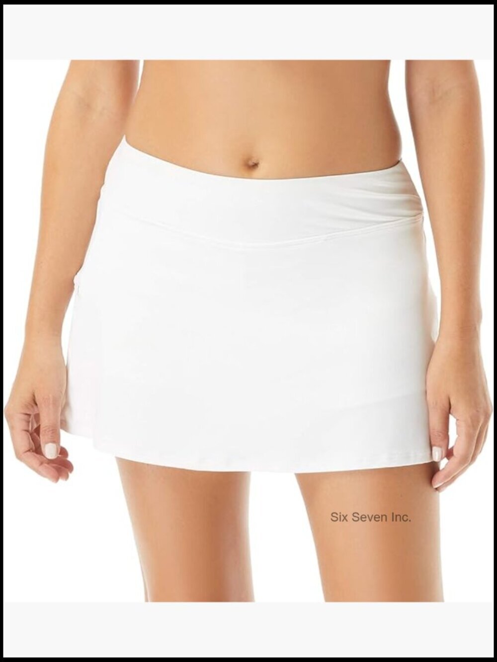 Multi-Sport Swim Skort with UPF50, Zippered Pocket